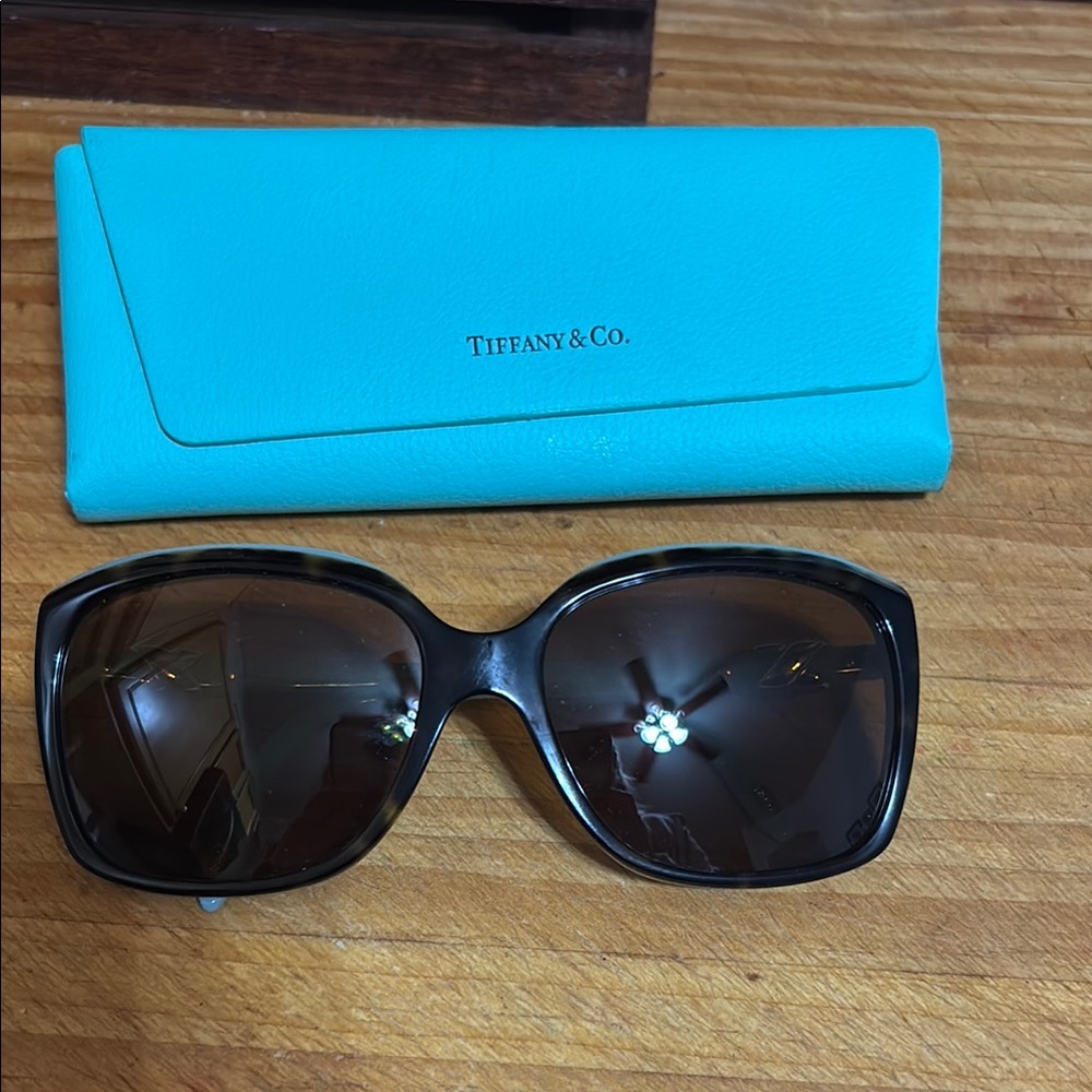 Tiffany & Co. Black Glasses with Oversized Frame
